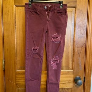 American Eagle ripped jeans